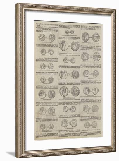 Numismatic Illustrations of the Narrative Portions of the New Testament, by John Yonge Akerman-null-Framed Giclee Print