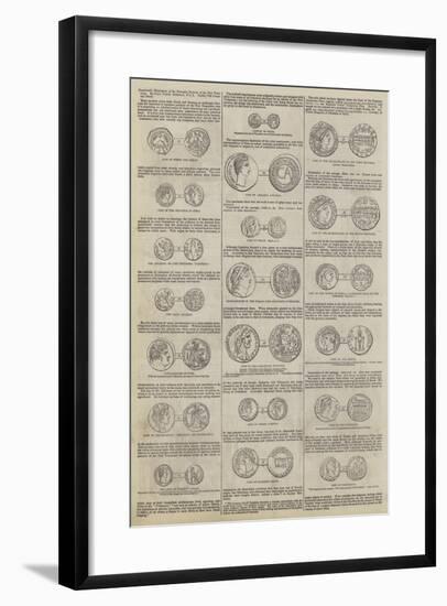 Numismatic Illustrations of the Narrative Portions of the New Testament, by John Yonge Akerman-null-Framed Giclee Print