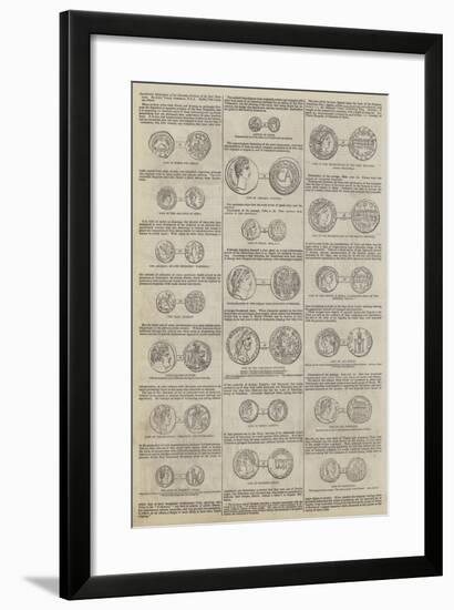 Numismatic Illustrations of the Narrative Portions of the New Testament, by John Yonge Akerman-null-Framed Giclee Print