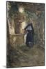 Nun at Well-Ezechiele Acerbi-Mounted Giclee Print