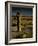 Nun's Cross, with Nun's Cross Farm Behind, Stormy Sky, Dartmoor Np, Devon, UK-Ross Hoddinott-Framed Photographic Print