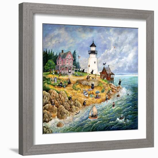 Nun's Light-Bill Bell-Framed Giclee Print