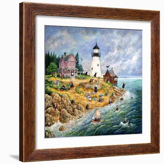 Nun's Light-Bill Bell-Framed Giclee Print