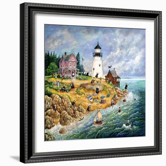 Nun's Light-Bill Bell-Framed Giclee Print