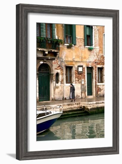 Nun, Venice-Igor Maloratsky-Framed Art Print