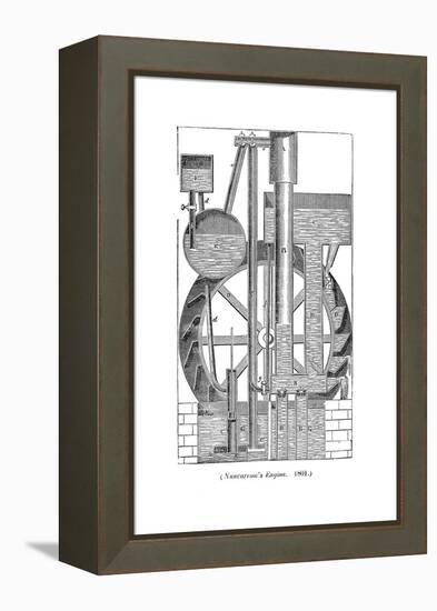 Nuncarrow's Engine-Science, Industry and Business Library-Framed Premier Image Canvas