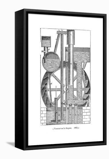 Nuncarrow's Engine-Science, Industry and Business Library-Framed Premier Image Canvas