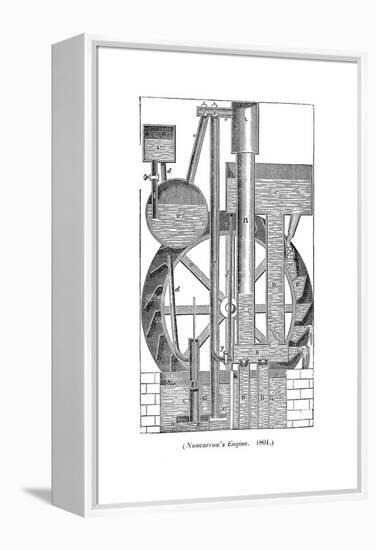 Nuncarrow's Engine-Science, Industry and Business Library-Framed Premier Image Canvas