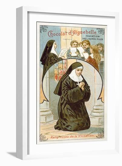 Nuns of the Order of the Visitation of Holy Mary-null-Framed Giclee Print