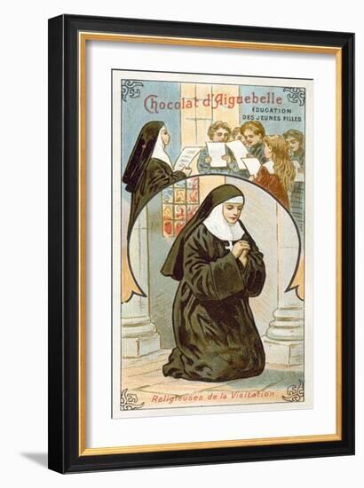 Nuns of the Order of the Visitation of Holy Mary-null-Framed Giclee Print