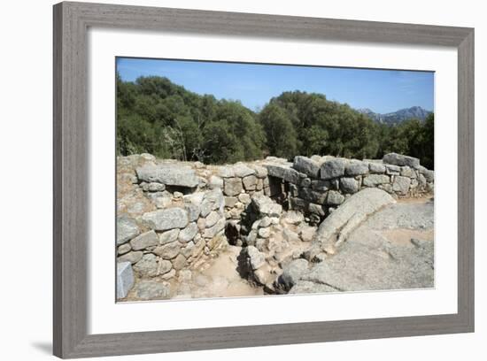 Nuraghe Albucciu, Dating from 1600 Bc, Near Arzachena, Sardinia, Italy-Ethel Davies-Framed Photographic Print