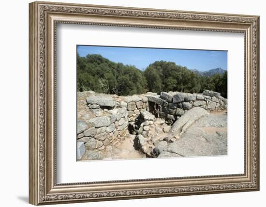 Nuraghe Albucciu, Dating from 1600 Bc, Near Arzachena, Sardinia, Italy-Ethel Davies-Framed Photographic Print