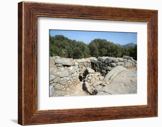 Nuraghe Albucciu, Dating from 1600 Bc, Near Arzachena, Sardinia, Italy-Ethel Davies-Framed Photographic Print