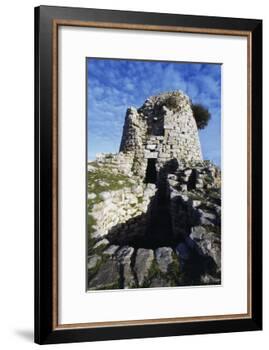 Nuraghe Is Paras (15th Century BC), Isili, Sardinia, Italy-null-Framed Photographic Print