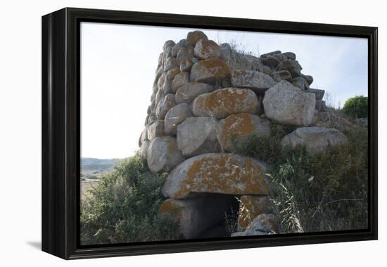 Nuraghe Izzana, One of the Largest Nuraghic Ruins in the Province of Gallura, Dating from 1600 Bc-Ethel Davies-Framed Premier Image Canvas