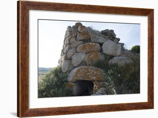 Nuraghe Izzana, One of the Largest Nuraghic Ruins in the Province of Gallura, Dating from 1600 Bc-Ethel Davies-Framed Photographic Print