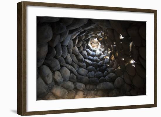 Nuraghe Izzana, One of the Largest Nuraghic Ruins in the Province of Gallura, Dating from 1600 Bc-Ethel Davies-Framed Photographic Print