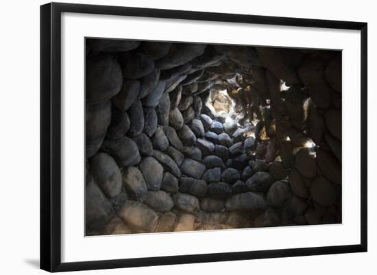 Nuraghe Izzana, One of the Largest Nuraghic Ruins in the Province of Gallura, Dating from 1600 Bc-Ethel Davies-Framed Photographic Print