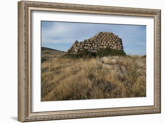 Nuraghe Izzana, One of the Largest Nuraghic Ruins in the Province of Gallura, Dating from 1600 Bc-Ethel Davies-Framed Photographic Print