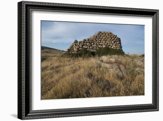 Nuraghe Izzana, One of the Largest Nuraghic Ruins in the Province of Gallura, Dating from 1600 Bc-Ethel Davies-Framed Photographic Print