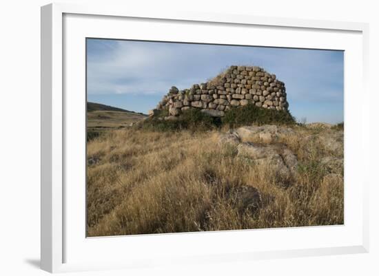 Nuraghe Izzana, One of the Largest Nuraghic Ruins in the Province of Gallura, Dating from 1600 Bc-Ethel Davies-Framed Photographic Print