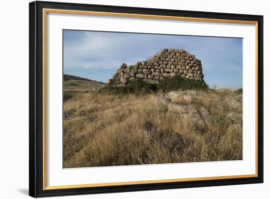 Nuraghe Izzana, One of the Largest Nuraghic Ruins in the Province of Gallura, Dating from 1600 Bc-Ethel Davies-Framed Photographic Print