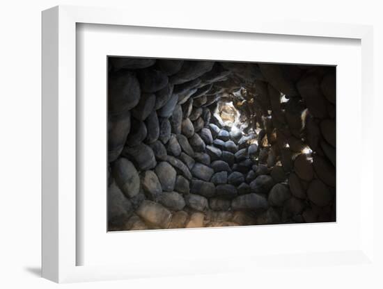 Nuraghe Izzana, One of the Largest Nuraghic Ruins in the Province of Gallura, Dating from 1600 Bc-Ethel Davies-Framed Photographic Print