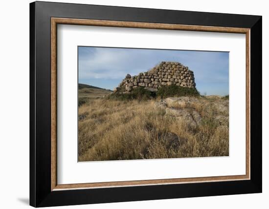 Nuraghe Izzana, One of the Largest Nuraghic Ruins in the Province of Gallura, Dating from 1600 Bc-Ethel Davies-Framed Photographic Print