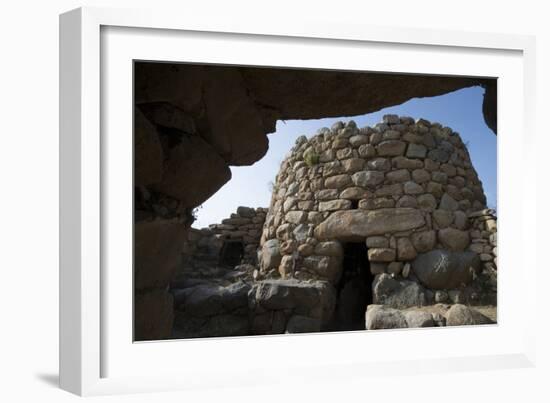 Nuraghe La Prisgiona Archaeological Site, Dating from 1300 Bc, Near Arzachena, Sardinia, Italy-Ethel Davies-Framed Photographic Print