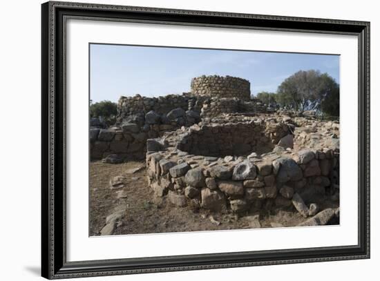 Nuraghe La Prisgiona Archaeological Site, Dating from 1300 Bc, Near Arzachena, Sardinia, Italy-Ethel Davies-Framed Photographic Print