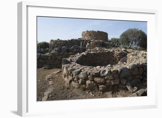 Nuraghe La Prisgiona Archaeological Site, Dating from 1300 Bc, Near Arzachena, Sardinia, Italy-Ethel Davies-Framed Photographic Print