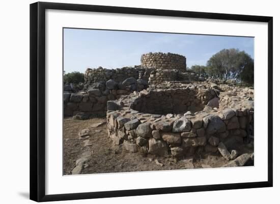 Nuraghe La Prisgiona Archaeological Site, Dating from 1300 Bc, Near Arzachena, Sardinia, Italy-Ethel Davies-Framed Photographic Print