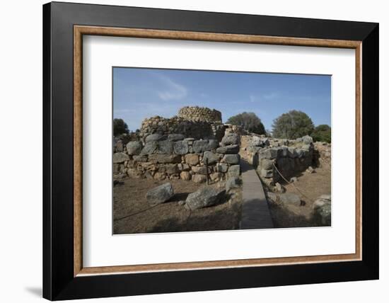 Nuraghe La Prisgiona Archaeological Site, Dating from 1300 Bc, Near Arzachena, Sardinia, Italy-Ethel Davies-Framed Photographic Print