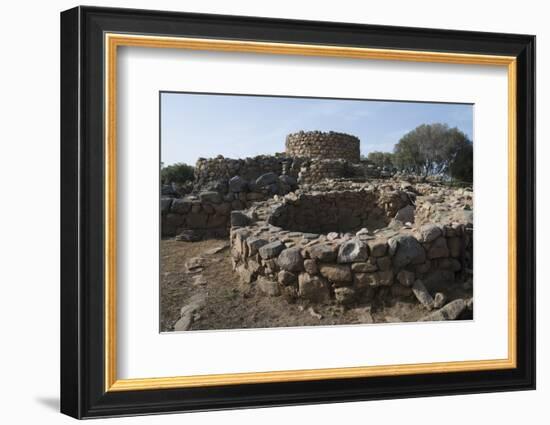 Nuraghe La Prisgiona Archaeological Site, Dating from 1300 Bc, Near Arzachena, Sardinia, Italy-Ethel Davies-Framed Photographic Print