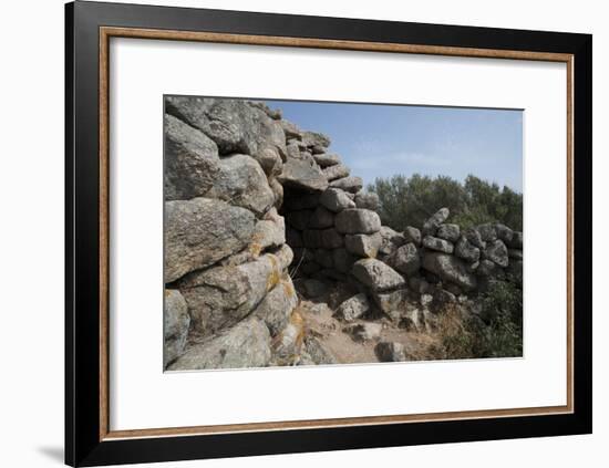 Nuraghe Tuttusoni, One of the Nuraghic Ruins in the Province of Gallura, Sardinia, Italy-Ethel Davies-Framed Photographic Print