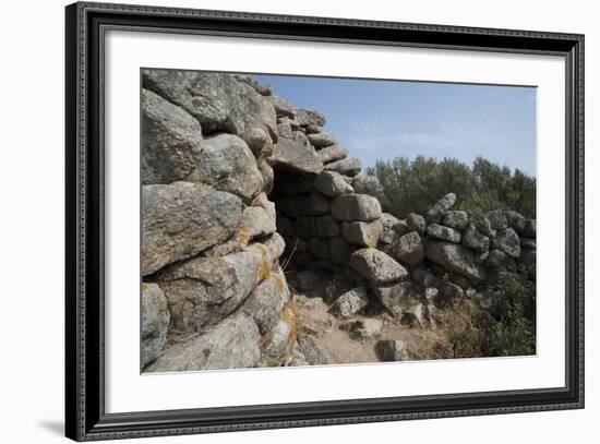 Nuraghe Tuttusoni, One of the Nuraghic Ruins in the Province of Gallura, Sardinia, Italy-Ethel Davies-Framed Photographic Print