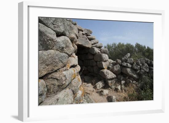 Nuraghe Tuttusoni, One of the Nuraghic Ruins in the Province of Gallura, Sardinia, Italy-Ethel Davies-Framed Photographic Print