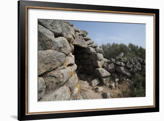 Nuraghe Tuttusoni, One of the Nuraghic Ruins in the Province of Gallura, Sardinia, Italy-Ethel Davies-Framed Photographic Print