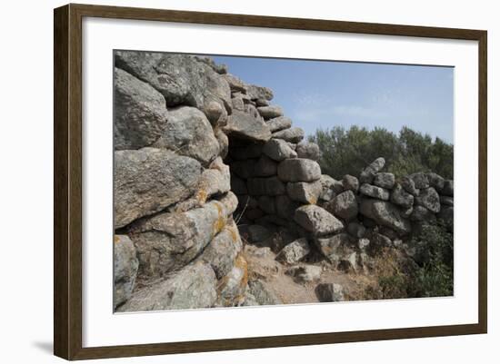 Nuraghe Tuttusoni, One of the Nuraghic Ruins in the Province of Gallura, Sardinia, Italy-Ethel Davies-Framed Photographic Print