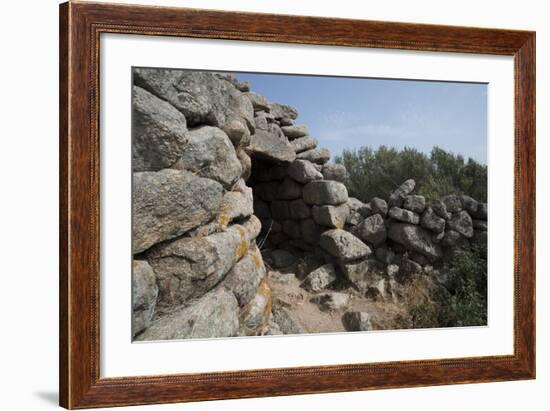 Nuraghe Tuttusoni, One of the Nuraghic Ruins in the Province of Gallura, Sardinia, Italy-Ethel Davies-Framed Photographic Print