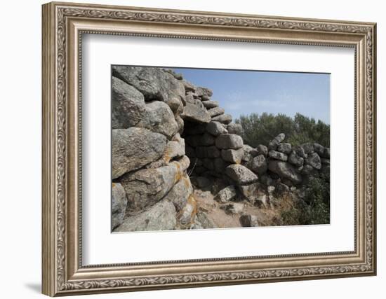 Nuraghe Tuttusoni, One of the Nuraghic Ruins in the Province of Gallura, Sardinia, Italy-Ethel Davies-Framed Photographic Print