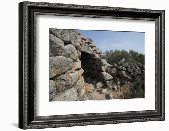 Nuraghe Tuttusoni, One of the Nuraghic Ruins in the Province of Gallura, Sardinia, Italy-Ethel Davies-Framed Photographic Print