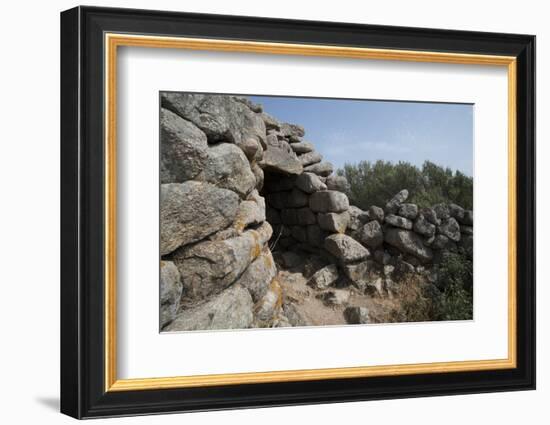 Nuraghe Tuttusoni, One of the Nuraghic Ruins in the Province of Gallura, Sardinia, Italy-Ethel Davies-Framed Photographic Print