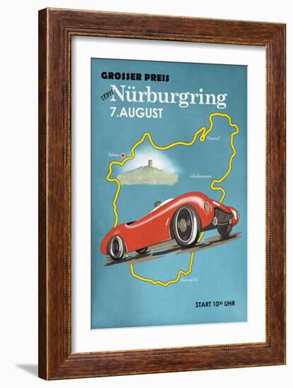 Nurburgring Motorcycle Racing-Mark Rogan-Framed Art Print