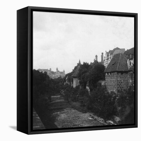 Nuremberg Castle, Nuremberg, Germany, C1900s-Wurthle & Sons-Framed Premier Image Canvas