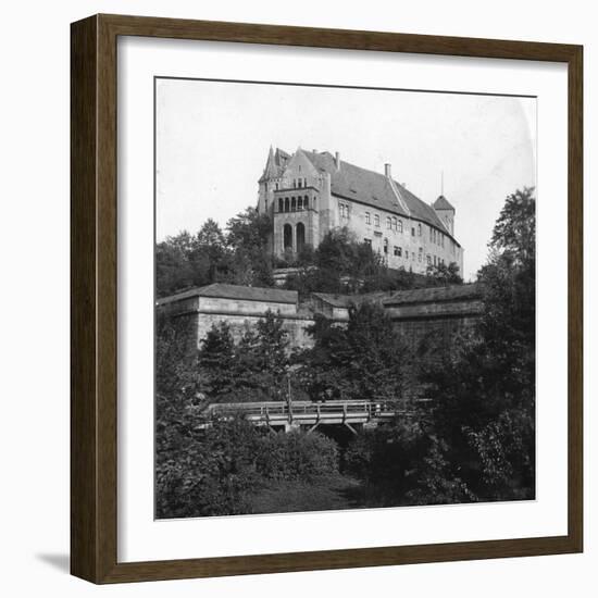 Nuremberg Castle, Nuremberg, Germany, C1900s-Wurthle & Sons-Framed Photographic Print