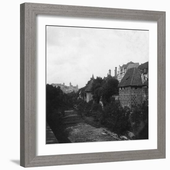 Nuremberg Castle, Nuremberg, Germany, C1900s-Wurthle & Sons-Framed Photographic Print