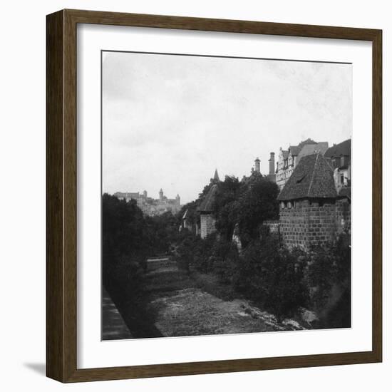 Nuremberg Castle, Nuremberg, Germany, C1900s-Wurthle & Sons-Framed Photographic Print