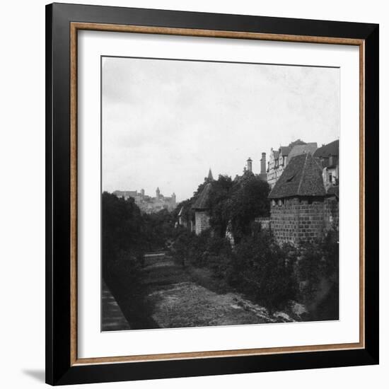 Nuremberg Castle, Nuremberg, Germany, C1900s-Wurthle & Sons-Framed Photographic Print