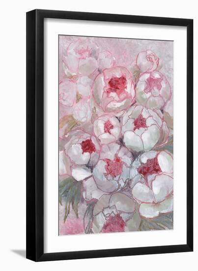 Nuria bouquet of peonies in pink-Rosana Laiz Garcia-Framed Giclee Print